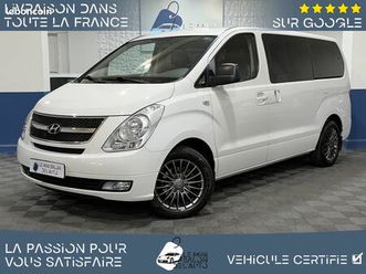 hyundai h1 van 2.5 crdi 170 8 places boite auto-09/2012-1ère main-cuir intégral noir-climatisation-sièges chauffants-jantes 17