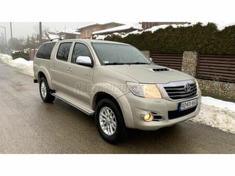 toyota hi lux hilux 3.0 d-4d 4x4 double sr+ leather (automata) nincs+áfa!utolsó-mohikán.gar.154e.km.makulátlan