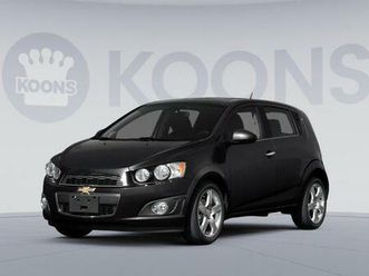 used 2014 chevrolet sonic ltz