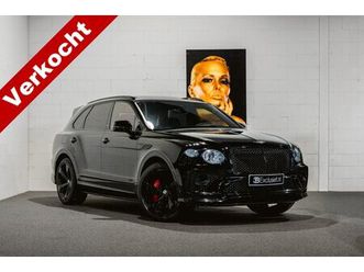 bentley bentayga - 3.0 v6 hybrid black edition | btw-auto pan. dak | entertainment systeem | nl-auto