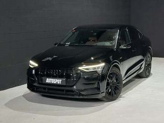 audi e-tron sportback black line 50 quattro