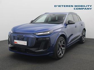 audi sq6 e-tron edition one blue e-tron 100 kwh 489 pk / open dak / leder / camera 360° / acc / apple carplay