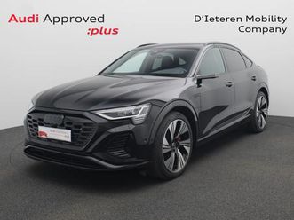 audi q8 e-tron sportback s -lne e-tron 55 106 kwh 408 pk quattro / open dak / acc / leder / camera / apple carplay