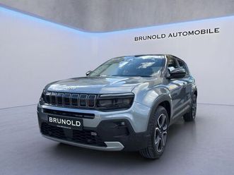 jeep avenger elektro 1st edition navi digitales cockp