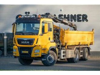 man tgs 33.440 6x6 ws | apk 01/27 | 3-z kipper | hiab z-hipr — vrachtwagens — marktplaats
