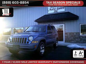 2005 jeep liberty sport 4wdsuv