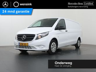 mercedes-benz vito 114 cdi | aut. | xl l3 | trekhaak | achterdeuren | 3-zits | parkeercamera | spiegelpakket | cruise control | certified