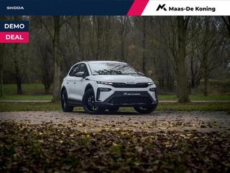 skoda elroq 85 sportline 210kw/286pk elektrische aandrijving | business upgrade pakket - maxx | trekhaak wegklapbaar | black pakket | 21 inch lichtmetaal + all-