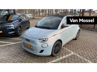 fiat 500 c - la prima 42 kwh | cabrio | navi | leder |