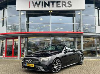 mercedes-benz e-klasse cabrio 200 amg line | stoelverwarming | airscarf | burmester | full options | dealerauto |