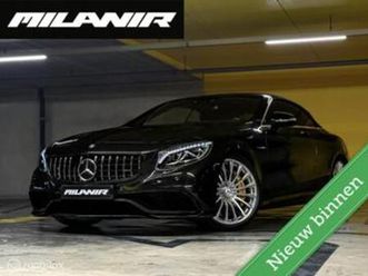 mercedes s-klasse s63 cabrio amg 4matic|keramisch|massage — mercedes-benz — marktplaats