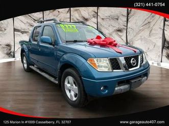 2005 nissan frontier crew cab le 1 owner low miles clean carfax