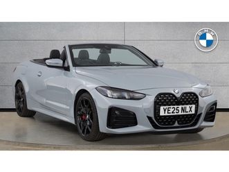bmw 4 series 420i m sport convertible 2.0 2dr