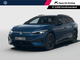 volkswagen id.7 - pro limited edition 77 kwh accu 286 pk · draadloze telefoonlader · 360 area view · sfeerve