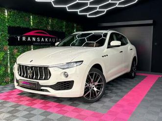 maserati levante s q4 granlusso 3.0 v6 bi-turbo 430 ch ~ suspensions pilotés ~ bowers & wilkins ~ sièges élec/chauffants à mémoire ~ caméra