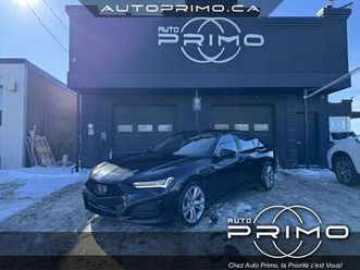 acura tlx 2022 tech sh-awd automatique cuir toit ouvrant gps carplay bluetooth mags