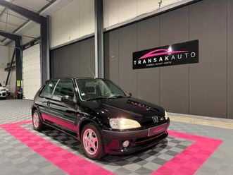 peugeot 106 1.6i 120 cv s16/ gti + climatisation + 2 ème main + vérouillage centralisé + vitres électriques + d'origine