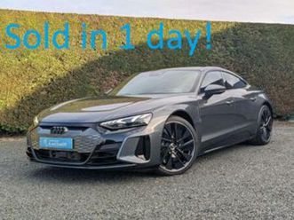 ② audi e-tron gt ! verkocht !carbid - pano- garantie tot 10/27 — audi — 2ememain