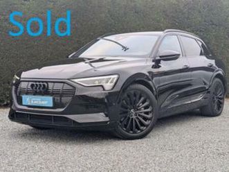 ② audi q8 e-tron !verkocht! -head up- ambiance - nachtcamera — audi — 2ememain