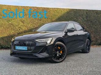 ② audi q8 e-tron !verkocht !e-tron - black edition - opendak — audi — 2ememain