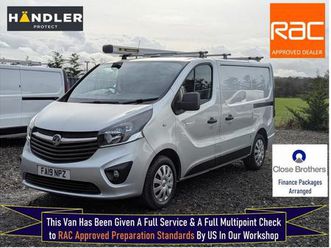 2019 vauxhall vivaro 2900 1.6cdti 120ps sportive h1 van panel van diesel manual