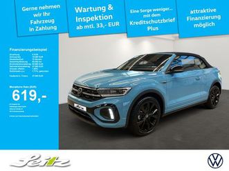 volkswagen t-roc cabriolet 1.5 tsi r-line *matrix*kamera*na