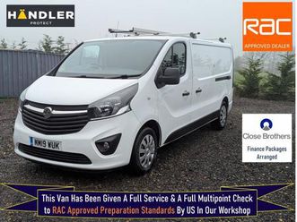 2019 vauxhall vivaro 2900 1.6cdti biturbo 125ps sportive h1 van panel van diesel manual