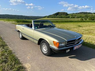 mercedes 350 sl, cabrio