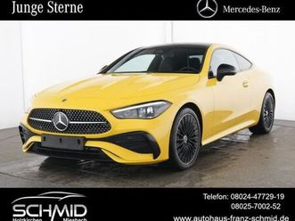 mercedes-benz cle 180 coupé edition amg line pano ahk night