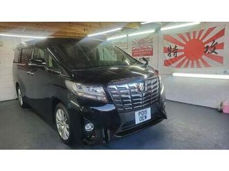 toyota alphard 2.5 auto black automatic 4wd only 51k miles in stock 2015