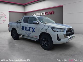 toyota hilux x-tra simple cabine 2.8 d-4d 204 ch 4wd camera de recul tva récupérable garantie constructeur coffre de benne