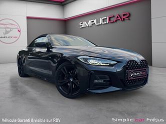 bmw serie 4 cabriolet g23 420i 184 ch bva8 m sport suivi full bmw garantie 12 mois