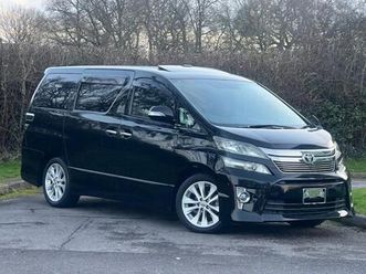 toyota vellfire/ alphard 3.5 v6 g edition+captain seats+leather+sunroof+top spec
