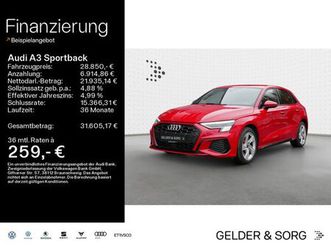 audi a3 sportback 45 tfsie s line *matrix*acc*busines