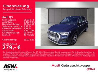 audi q3 35tdi stronic navi led rfk gra shz vc