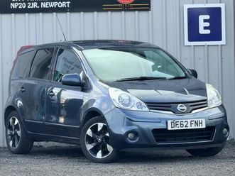 2012 nissan note 1.6 n-tec+ 5dr auto mpv petrol automatic