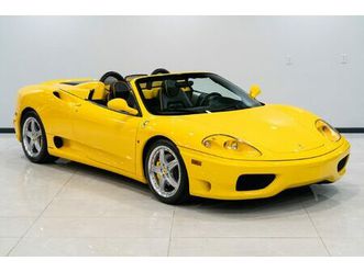 6k-mile 2004 ferrari 360 spider