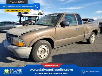 1999 gmc sonoma 2wd extended cab