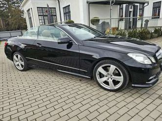 mercedes-benz e-klasse 200 cgi amg sport cabrio blue effiency unfallfrei