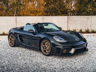 porsche 718 spyder rs weissach black bucket seats