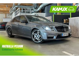 e 63 amg sedan aut. performance luxury ** keräily yksilö!