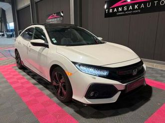 honda civic 2017 1.5 i-vtec 182 cv sport plus + entretien complet honda + toit ouvrant + pack alu