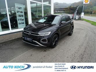 volkswagen t-roc 1.5 designpaket black style 2wd matrix led