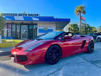 used 2007 lamborghini gallardo spyder roadster 2d