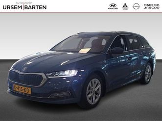 skoda octavia combi - 1.0 e-tsi business edition plus incl. apple carplay/android auto | dodehoek detector | nav