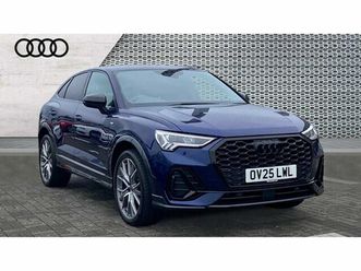 audi q3 sportback black edition 150 ps tfsi s tronic