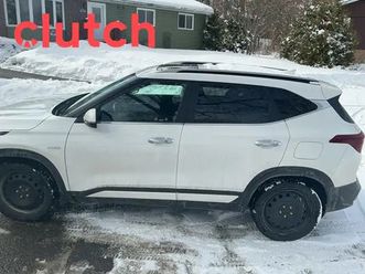 2023 kia seltos turbo sx w/burgundy interior