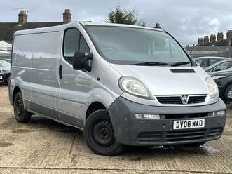 2006 vauxhall vivaro 1.9td 2900 lwb (100ps) panel van