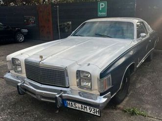 chrysler cordoba 1978 oldtimer tüv neu projectcar