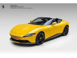 certified 2025 ferrari roma spider convertible